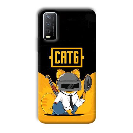 CATG Customized Printed Back Case for Vivo Y12s