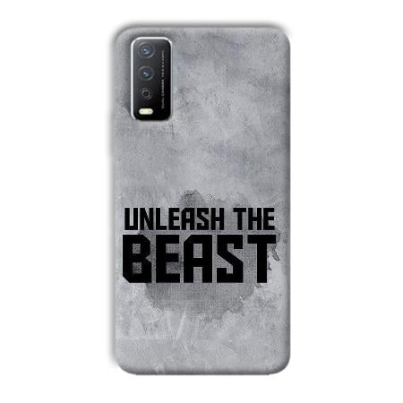 Unleash The Beast Customized Printed Back Case for Vivo Y12s