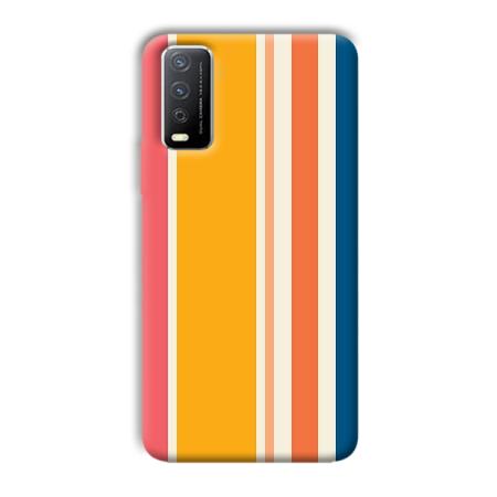 Colorful Pattern Customized Printed Back Case for Vivo Y12s