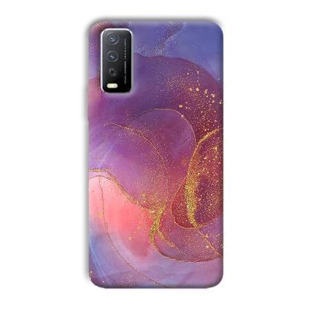 Sparkling Marble Customized Printed Back Case for Vivo Y12s