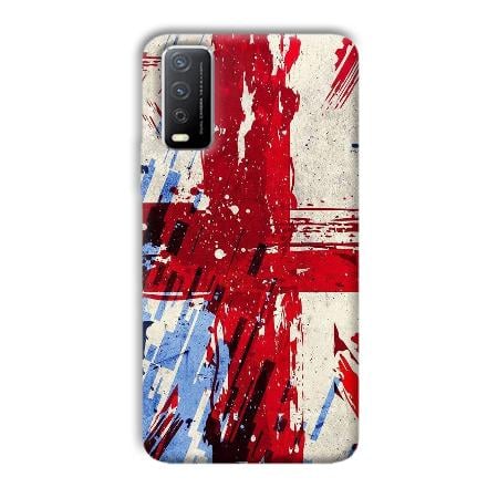 Red Cross Design Customized Printed Back Case for Vivo Y12s