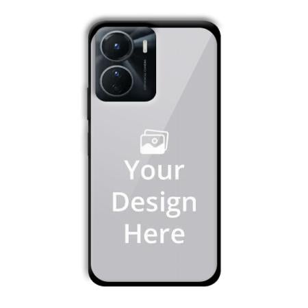 Glass Premium Customized Photo Printed Back Case for Vivo Y16