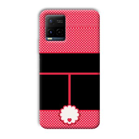 Little Hearts Customized Printed Back Case for Vivo Y21A