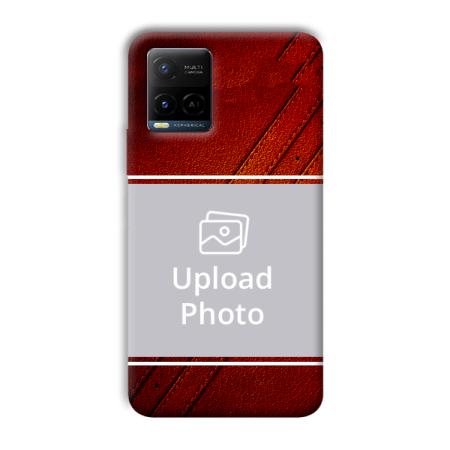Red Cosco Customized Printed Back Case for Vivo Y21A