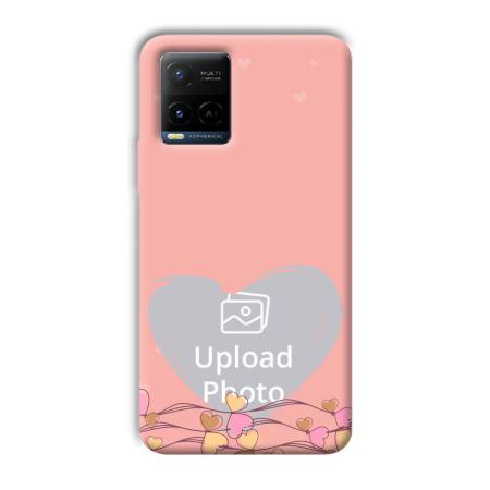 Small Hearts Customized Printed Back Case for Vivo Y21A