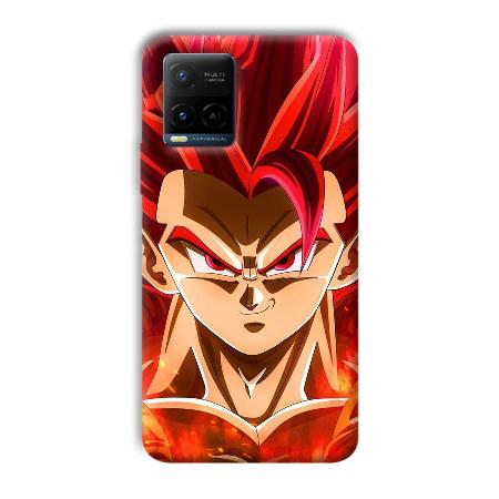 Goku Design Customized Printed Back Case for Vivo Y21A