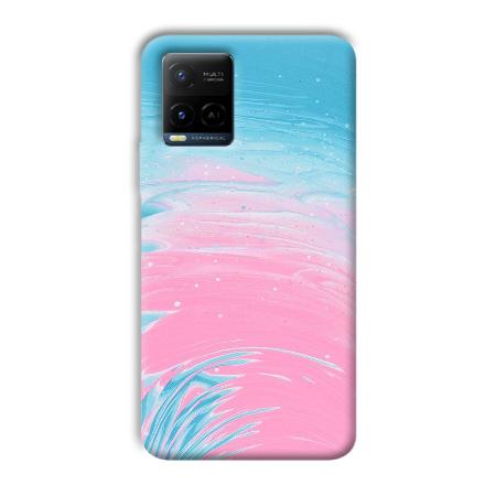 Pink Water Customized Printed Back Case for Vivo Y21A