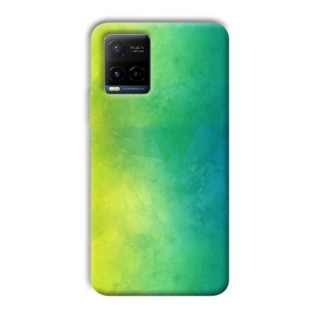 Green Pattern Customized Printed Back Case for Vivo Y21A
