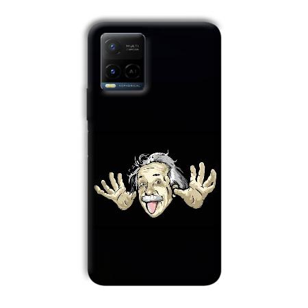 Einstein Customized Printed Back Case for Vivo Y21A