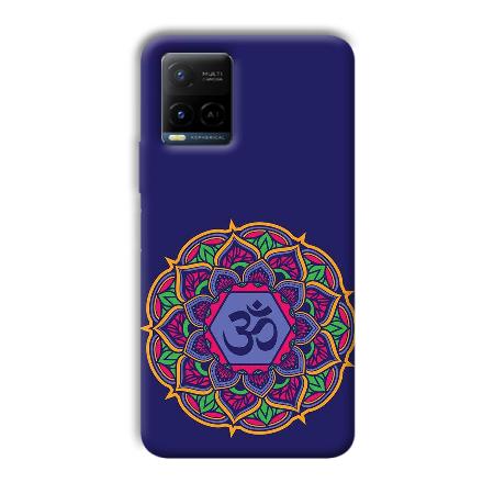 Blue Om Design Customized Printed Back Case for Vivo Y21A