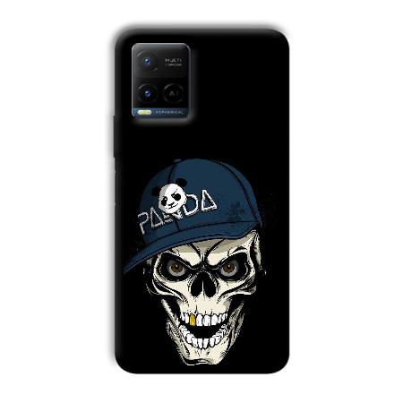 Panda & Skull Customized Printed Back Case for Vivo Y21A