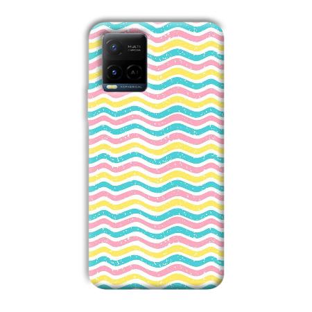 Wavy Designs Customized Printed Back Case for Vivo Y21A
