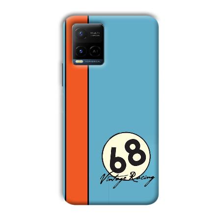 Vintage Racing Customized Printed Back Case for Vivo Y21A