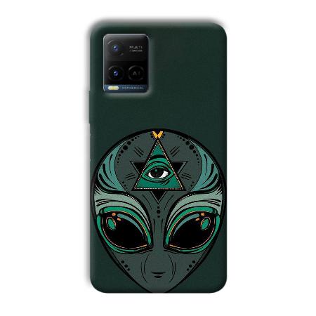 Alien Customized Printed Back Case for Vivo Y21A