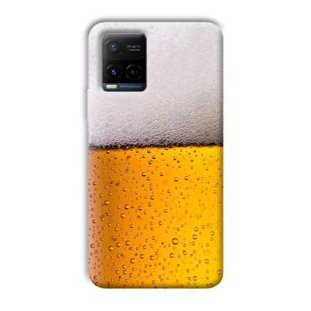 Beer Design Customized Printed Back Case for Vivo Y21A