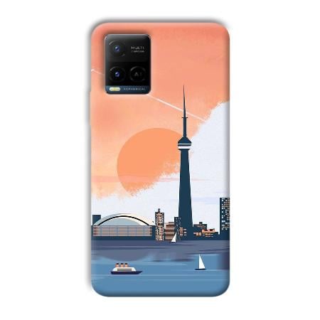 City Design Customized Printed Back Case for Vivo Y21A