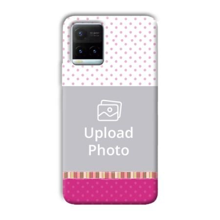 Baby Pink Design Customized Printed Back Case for Vivo Y21T