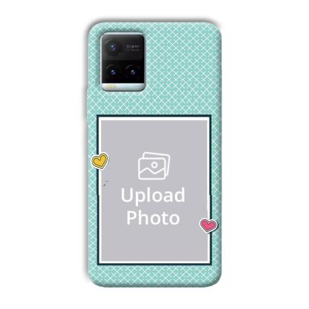 Sky Blue Customized Printed Back Case for Vivo Y21T