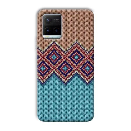 Fabric Design Customized Printed Back Case for Vivo Y21T