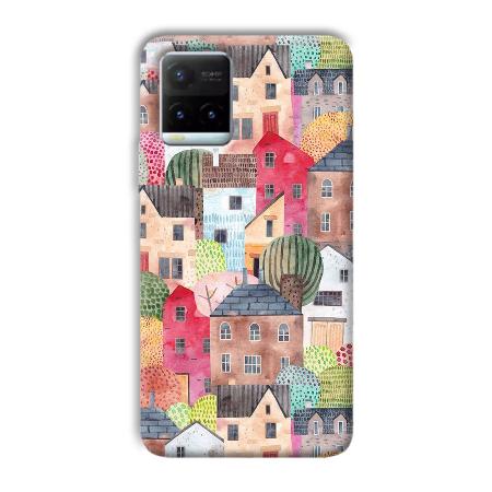 Colorful Homes Customized Printed Back Case for Vivo Y21T