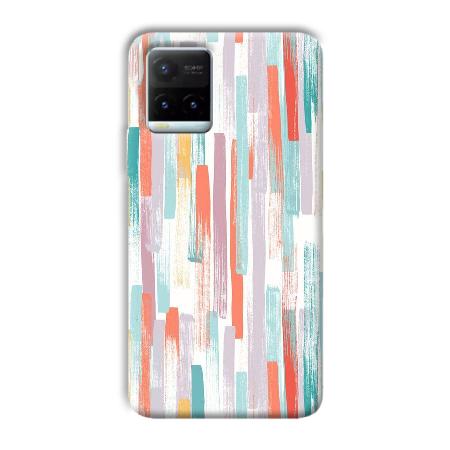 Light Paint Stroke Customized Printed Back Case for Vivo Y21T