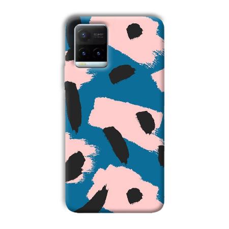 Black Dots Pattern Customized Printed Back Case for Vivo Y21T