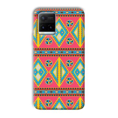 Colorful Rhombus Customized Printed Back Case for Vivo Y21T
