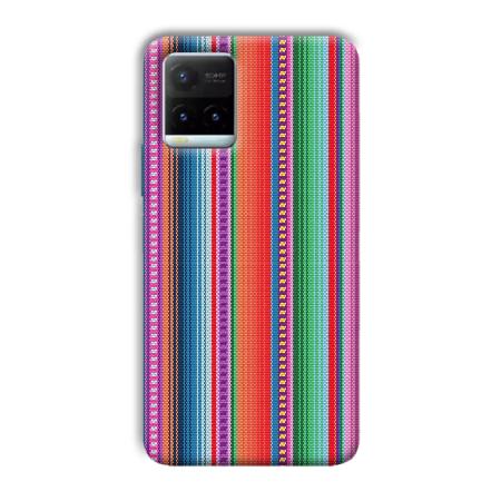 Fabric Pattern Customized Printed Back Case for Vivo Y21T