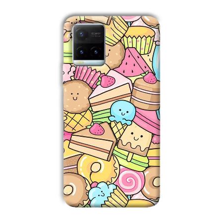 Love Desserts Customized Printed Back Case for Vivo Y21T