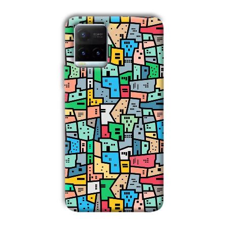 Small Homes Customized Printed Back Case for Vivo Y21T