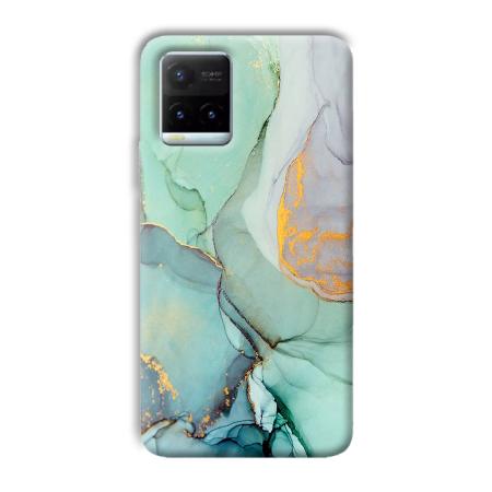 Green Marble Customized Printed Back Case for Vivo Y21T