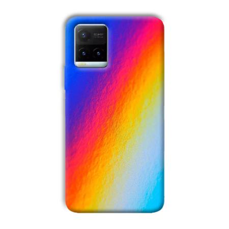 Rainbow Customized Printed Back Case for Vivo Y21T