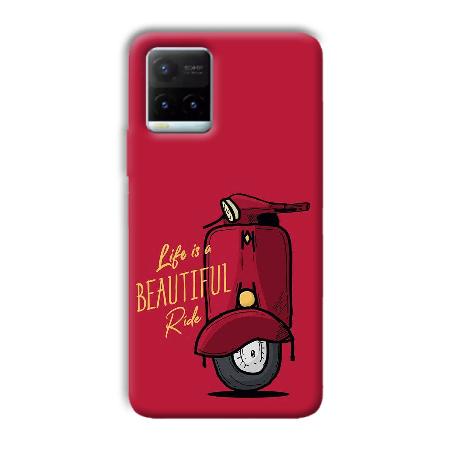 Life is Beautiful  Customized Printed Back Case for Vivo Y21T