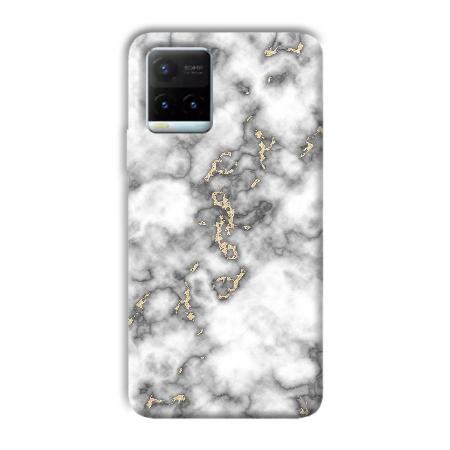 Grey White Design Customized Printed Back Case for Vivo Y21T
