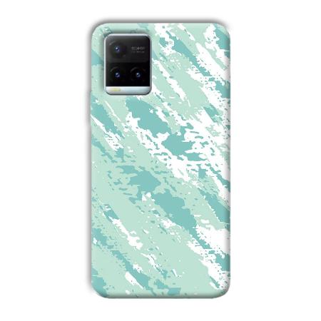 Sky Blue Design Customized Printed Back Case for Vivo Y21T