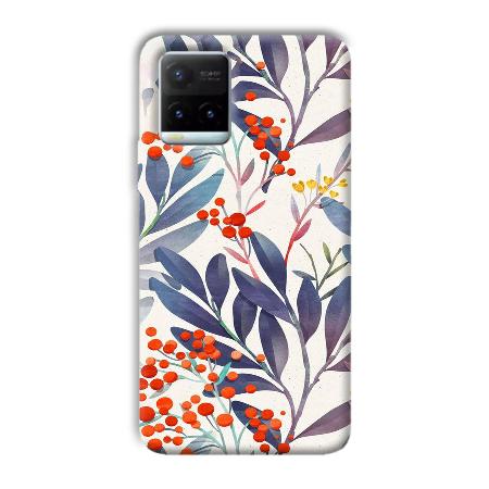 Cherries Customized Printed Back Case for Vivo Y21T