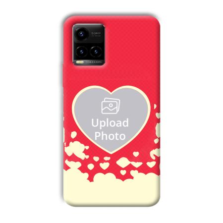 Heart Customized Printed Back Case for Vivo Y33T