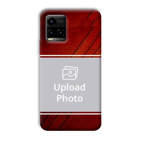 Red Cosco Customized Printed Back Case for Vivo Y33T
