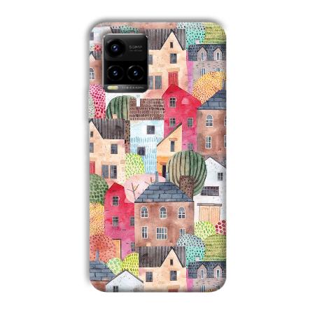 Colorful Homes Customized Printed Back Case for Vivo Y33T