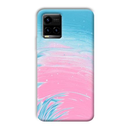 Pink Water Customized Printed Back Case for Vivo Y33T
