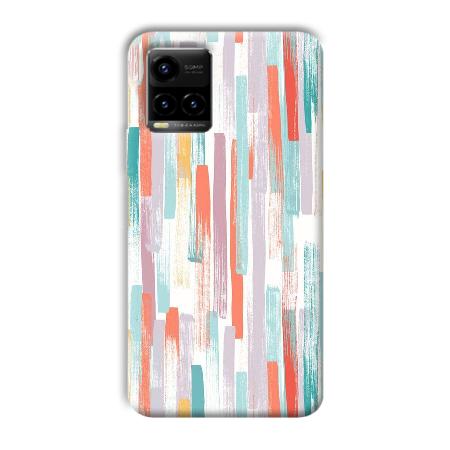 Light Paint Stroke Customized Printed Back Case for Vivo Y33T