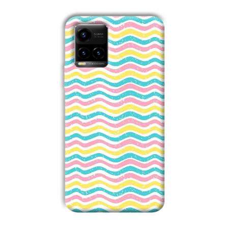 Wavy Designs Customized Printed Back Case for Vivo Y33T