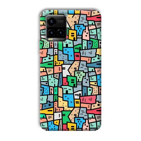 Small Homes Customized Printed Back Case for Vivo Y33T