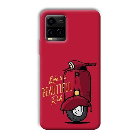 Life is Beautiful  Customized Printed Back Case for Vivo Y33T