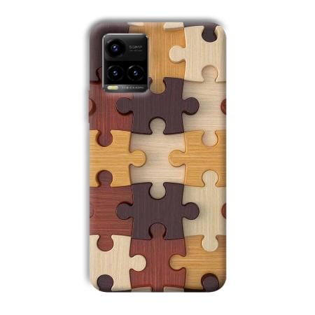 Puzzle Customized Printed Back Case for Vivo Y33T