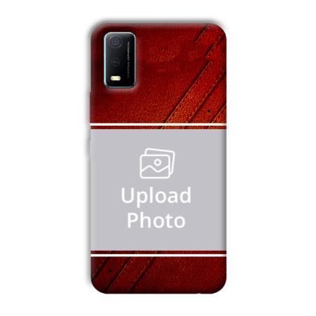 Red Cosco Customized Printed Back Case for Vivo Y3s