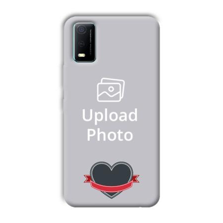 Heart Customized Printed Back Case for Vivo Y3s