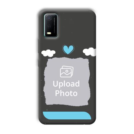 Love & Clouds Customized Printed Back Case for Vivo Y3s
