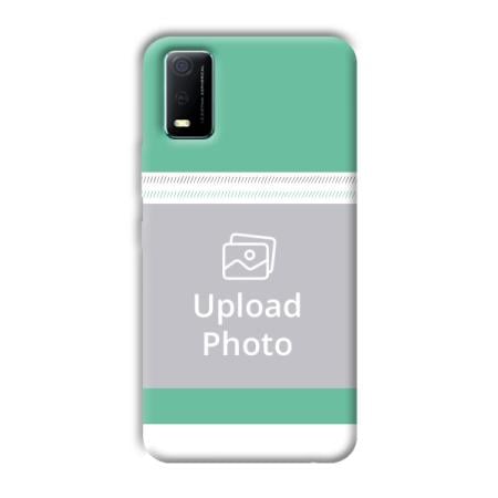 Sea Green Customized Printed Back Case for Vivo Y3s