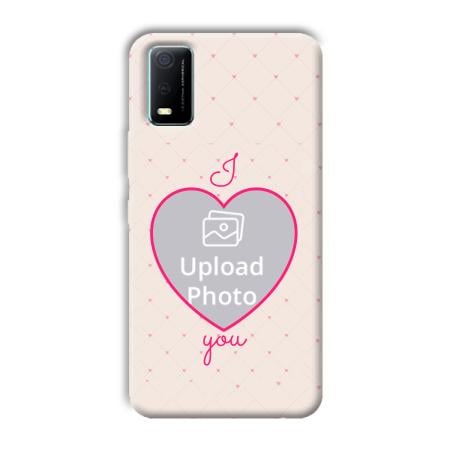 I Love You Customized Printed Back Case for Vivo Y3s